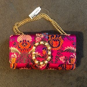 Aldo Floral Brocade Crossbody Purse
